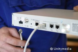 Surfen via TV-Kabel: Unitymedia-Kunden können ab sofort mit bis zu 128 MBit/s surfen